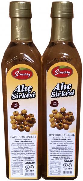 Weißdornessig / Alıç Sirkesi 2x500 ml= 1 Liter